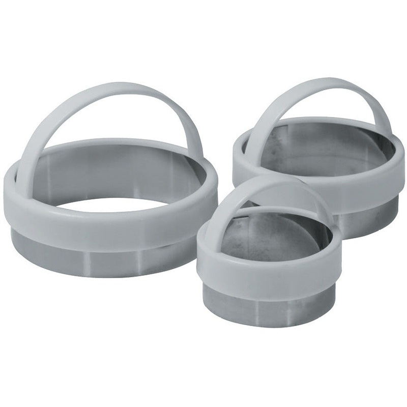 Straight Edge Cookie Cutters - Set of 3