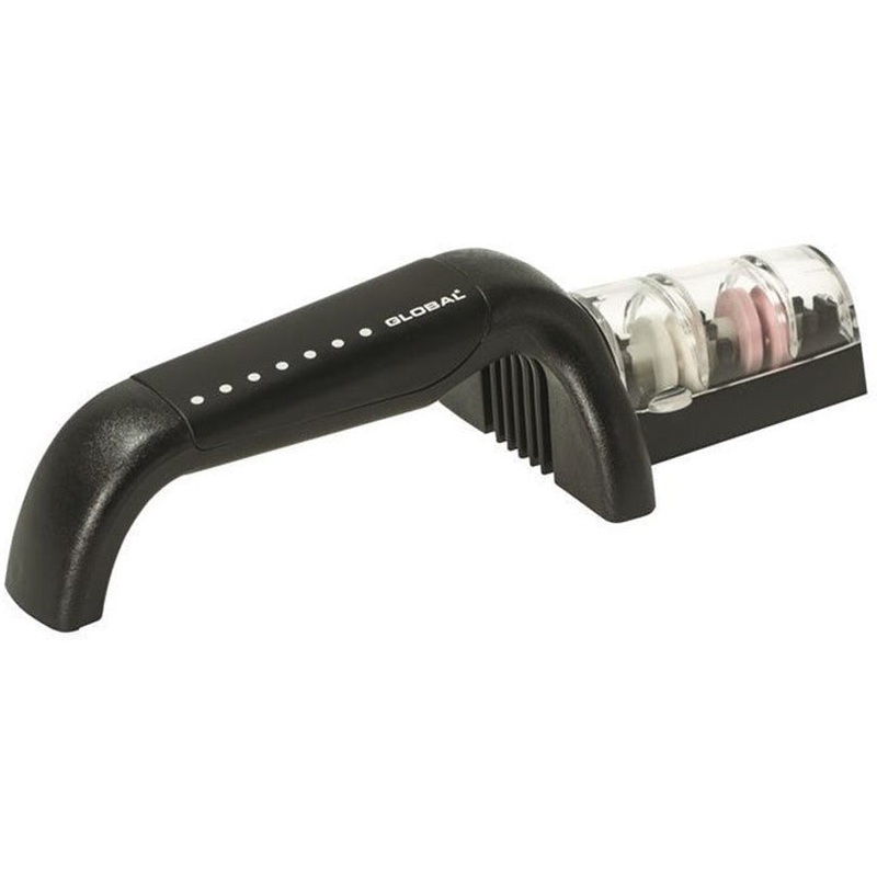 2 Stage Ceramic Water Sharpener Black