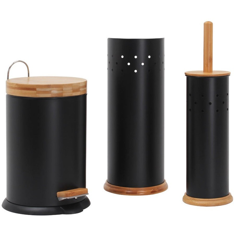 Bathroom Set 3 in1 Black