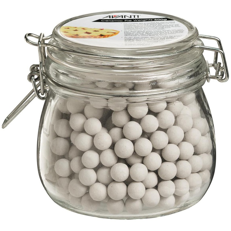 Ceramic Pie Weights in Glass Jar - 600gm