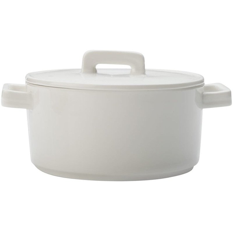 Epicurious Round Casserole 1.3L - White