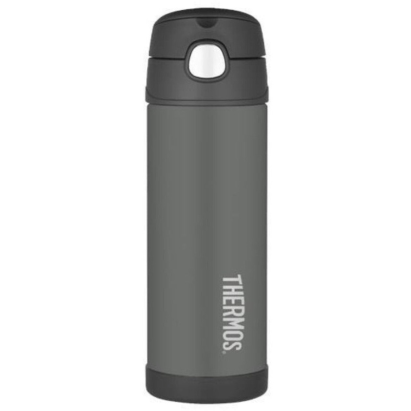 Funtainer Vacuum Insulated Drink Bottle Charcoal 470ml