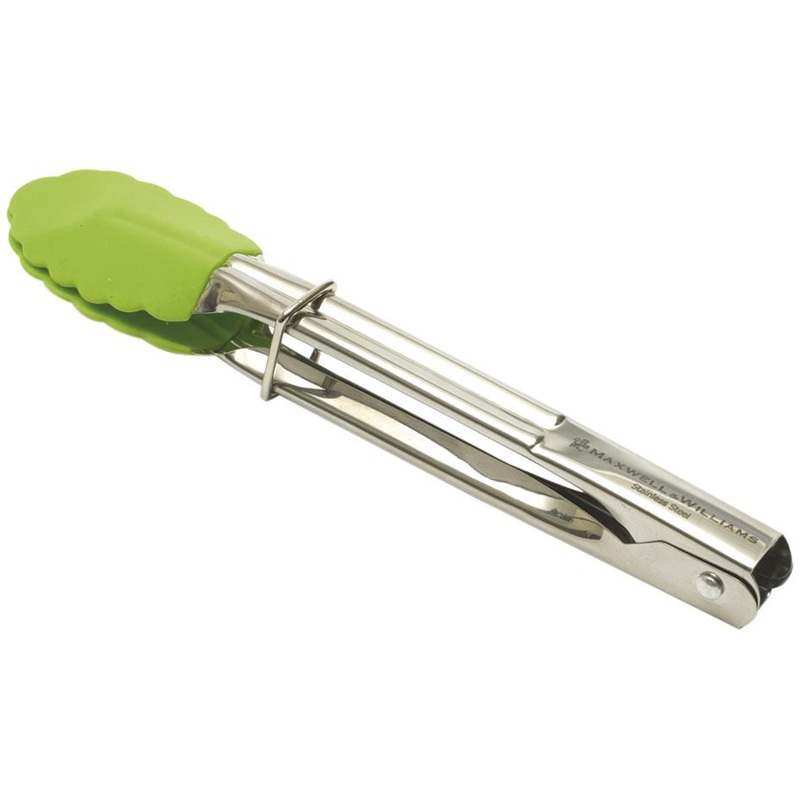 Grabbers Mini Tongs 18cm Silicone Lime