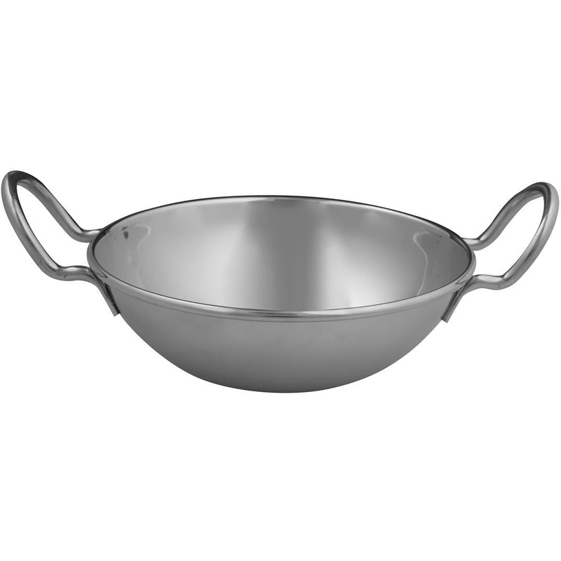 Indian Balti Dish Stainless Steel - 26cm