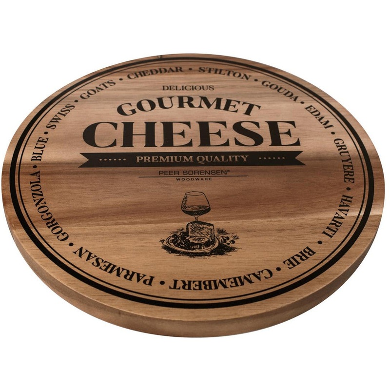 Round Cheese Board 28cm x 2cm Acacia