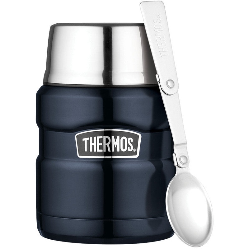 Stainless King Vacuum Insulated Food Jar 470ml - Blue