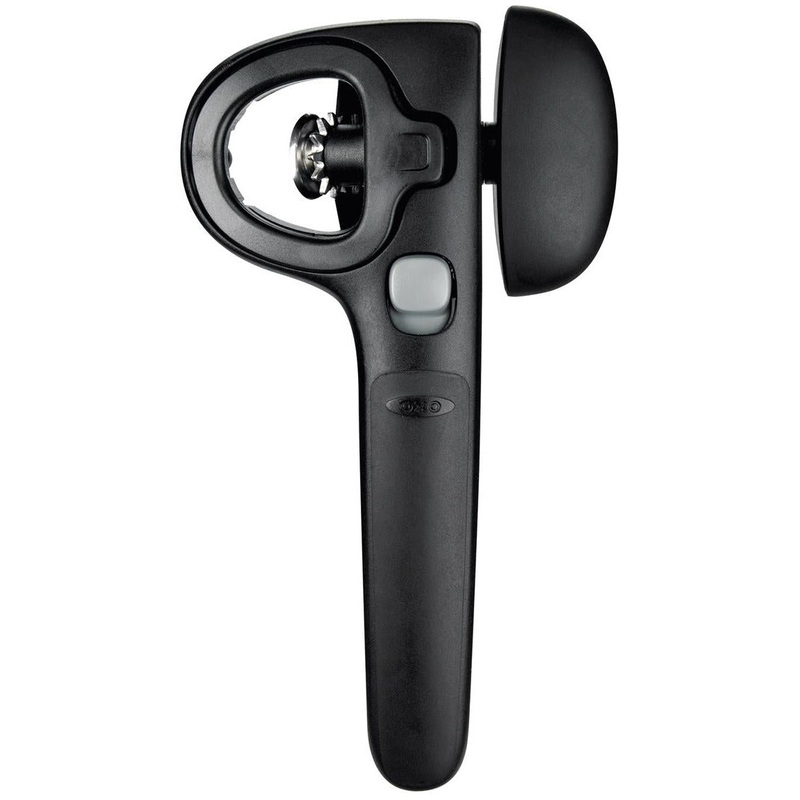 Good Grips Locking Can Opener With Lid Catch Black