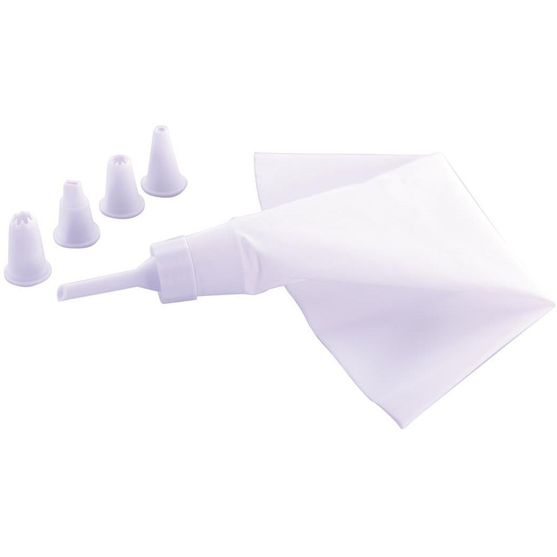 Icing Bag Set with 5 Nozzles
