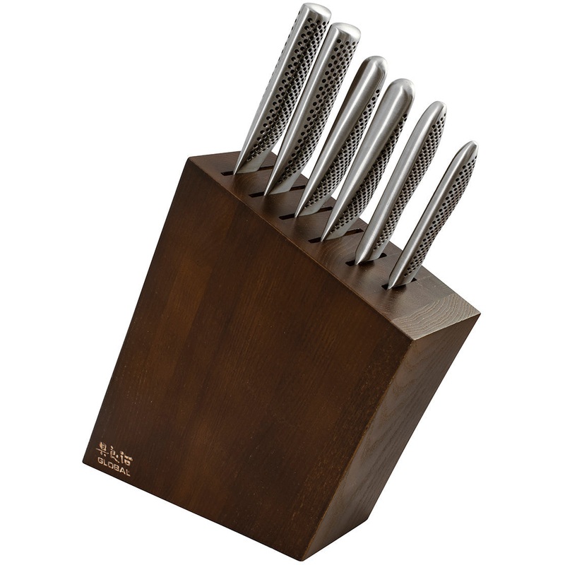 Kyoto 7 Piece Knife Block Set - Ash
