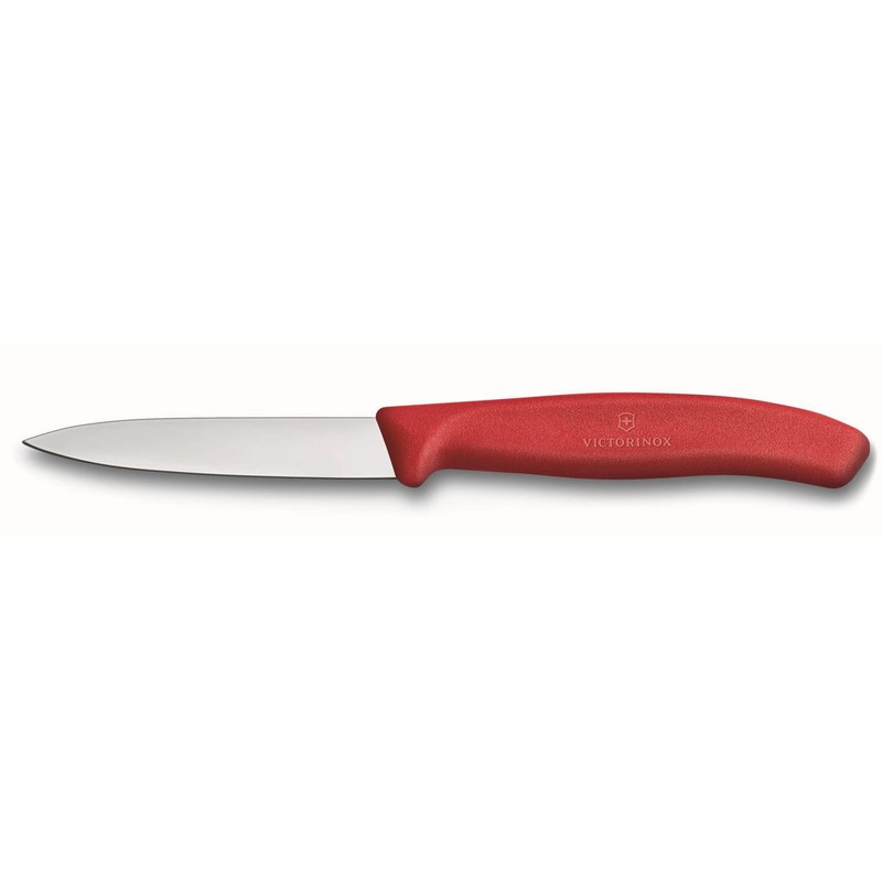 Paring Knife Pointed Tip 8Cm Red