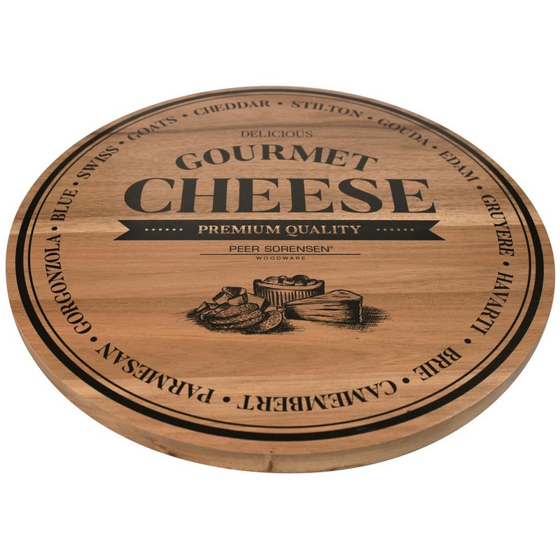 Round Cheese Board 40cm x 2cm Acacia