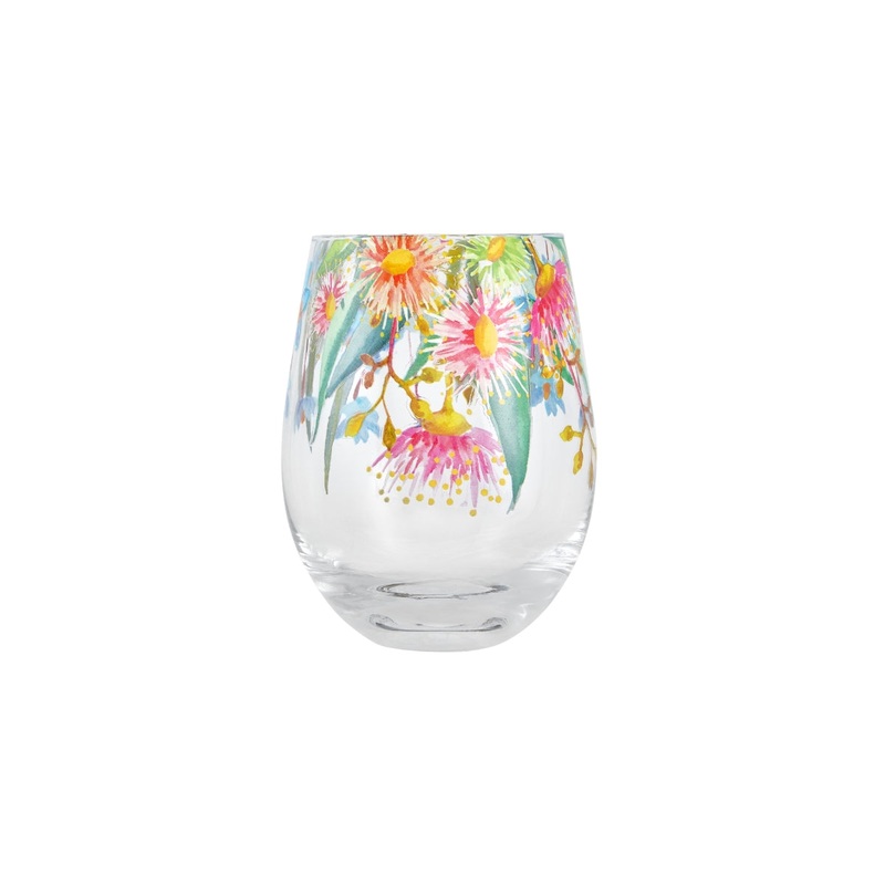 Royal Botanic Gardens Eucalyptus Bloom Tumbler 500ml Set of 4 Gift Boxed