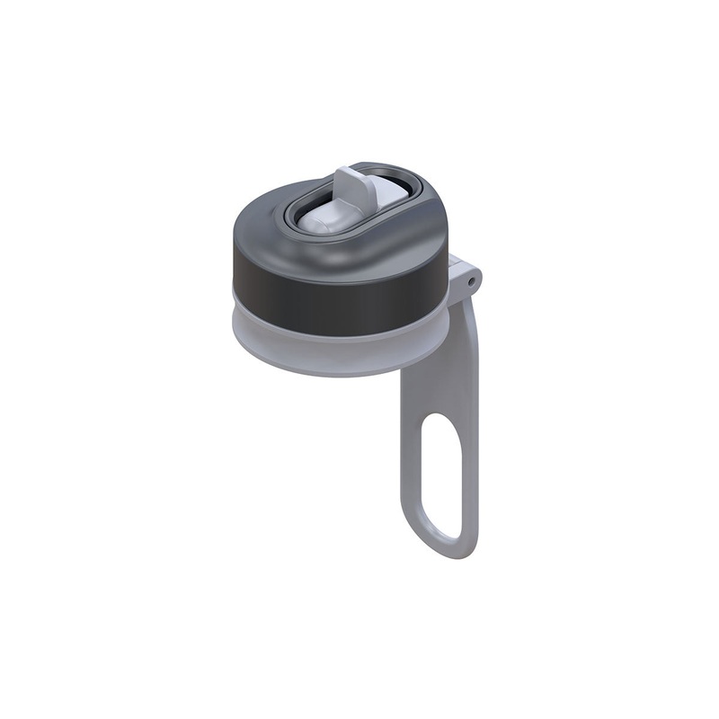 Sip Lid Black With Straw