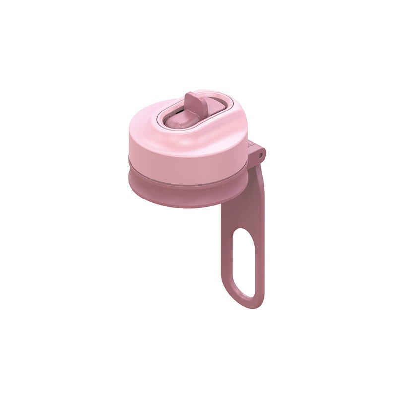 Sip Lid Pink With Straw