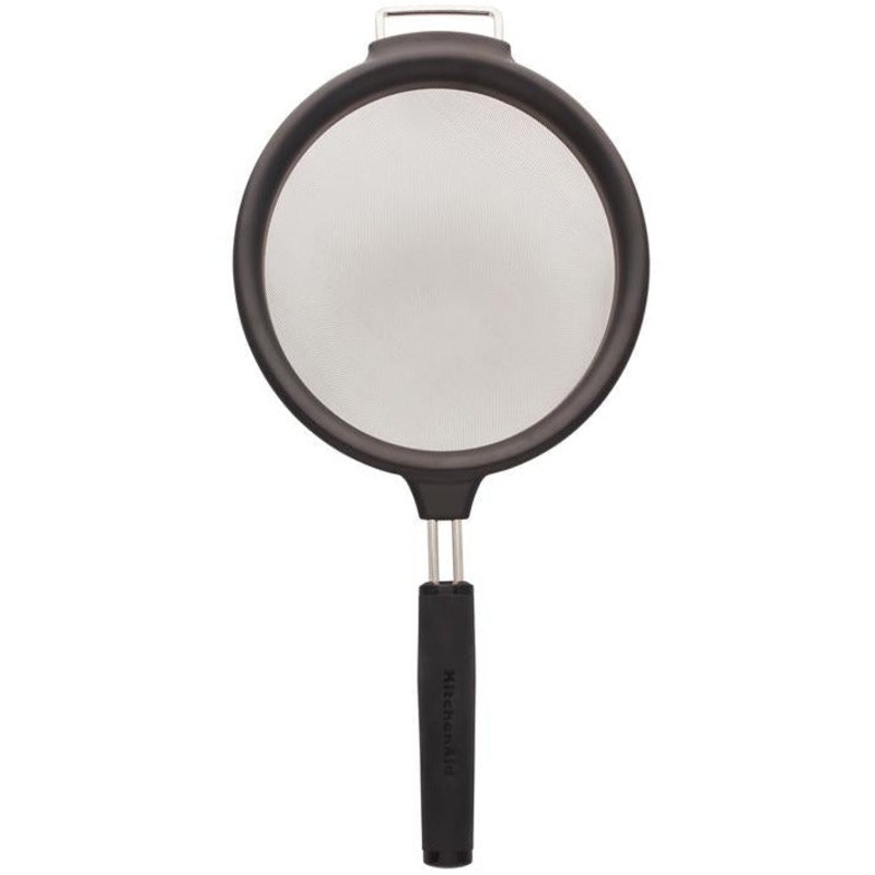 Soft Touch Strainer 17.5cm - Black