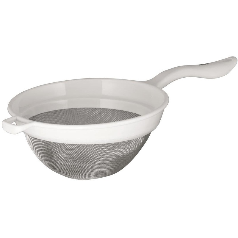 Stainless Steel Strain with Plastic Frame 19cm - White
