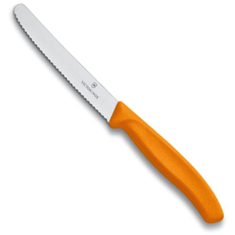 Tomato And Sausage Knife 11Cm Orange