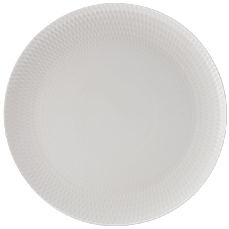 White Basics Diamonds Round Platter 36cm
