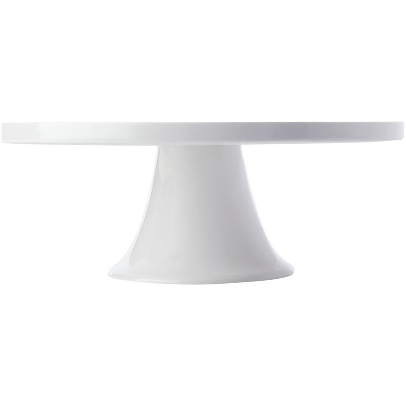 White Basics Footed Cake Stand - 30cm