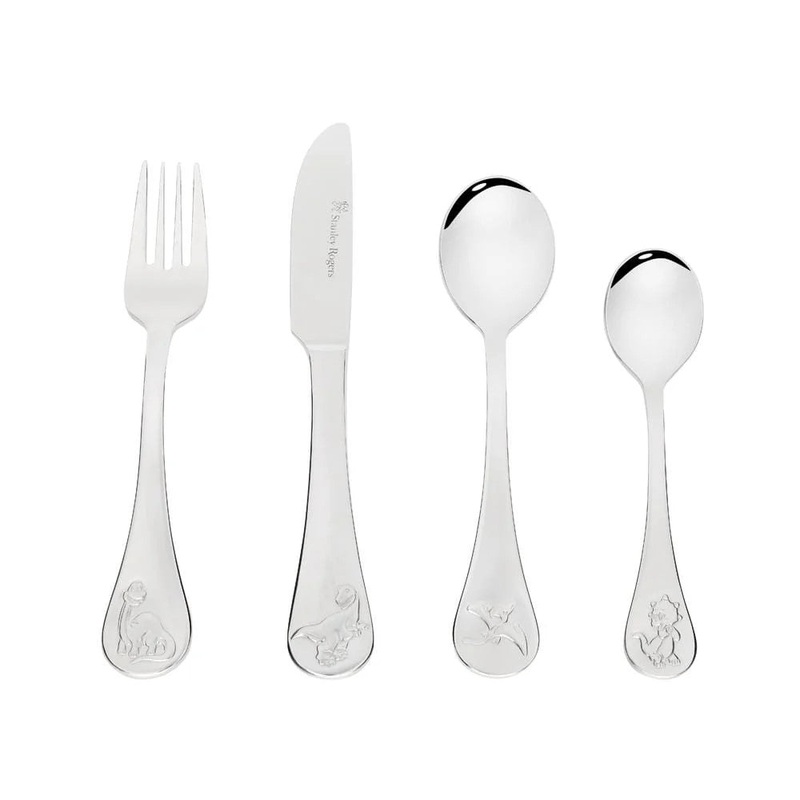 4Pc Kids Cutlery Dinosaur