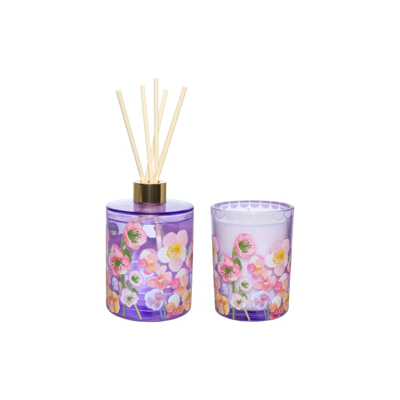 Affection Bergamot & Vetiver Candle 250g & Diffuser 300ml Set Gift Boxed