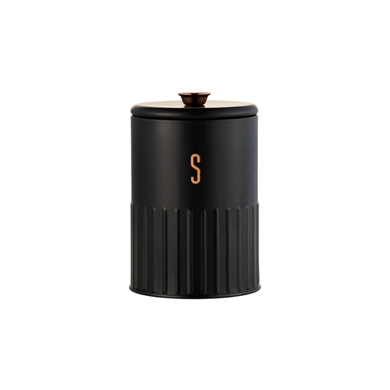 Astor Sugar Canister 11x17cm 1.35L Black