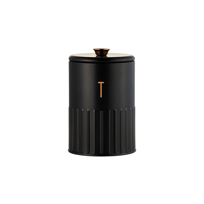 Astor Tea Canister 11x17cm 1.35L Black