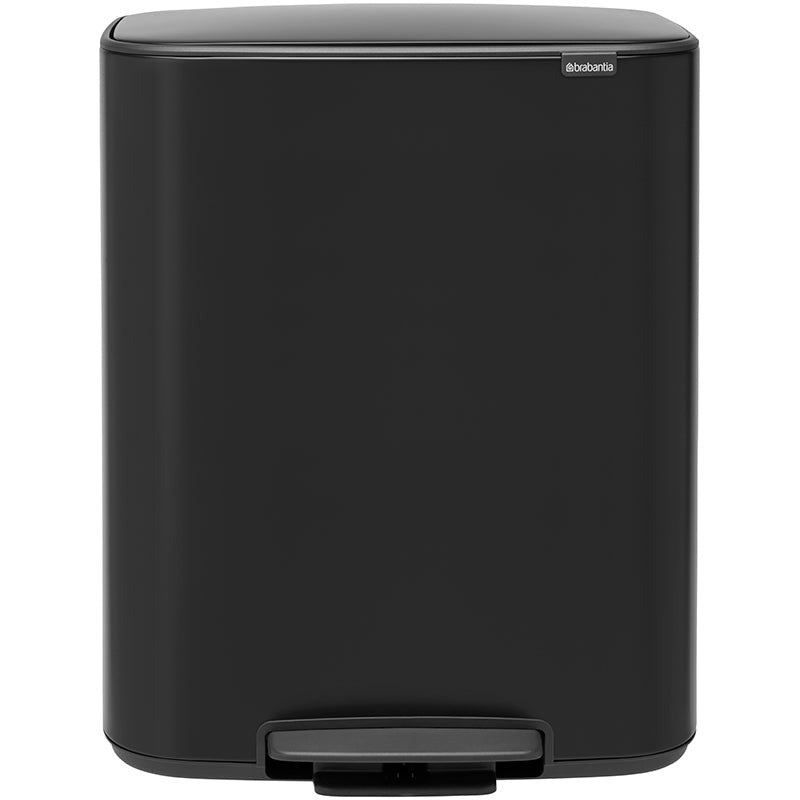 Bo Pedal Bin 2x30L Matte Black
