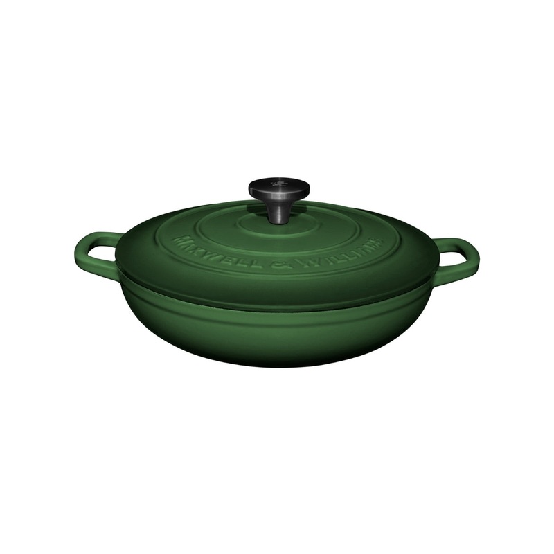 Cast Iron Braiser English Racing Green 27cm / 3.3L Gift Boxed
