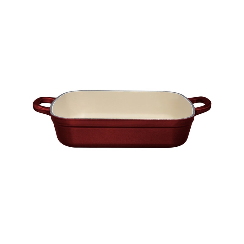 Cast Iron Roaster Merlot 28x21cm / 3L Gift Boxed