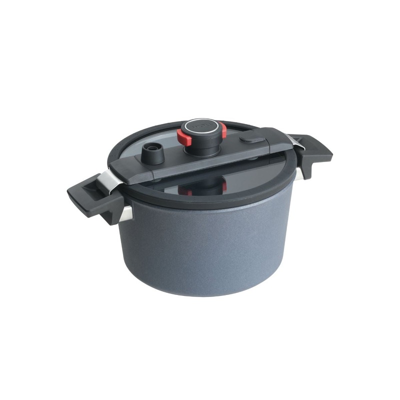 Diamond Active Lite Fix Handle Induction Low Pressure Pot 24cm 5L With Lid Gift Boxed