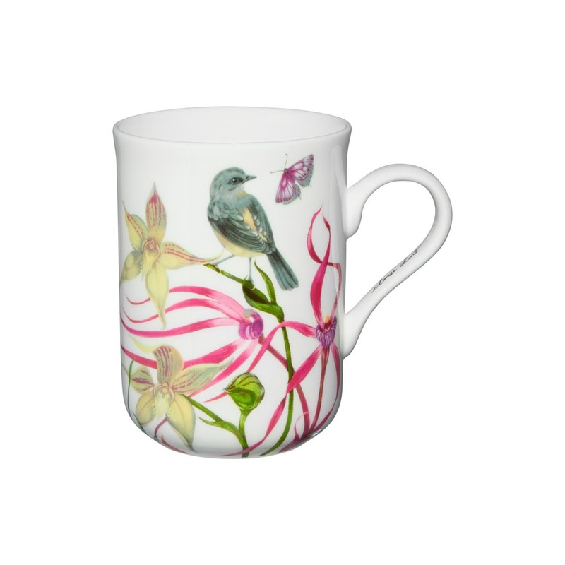 Eloise Short Lyric Mug 330ML Yellow Robin Gift Boxed