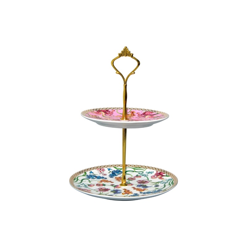 Estelle Michaelides Mystique 2 Tiered Cake Stand Gift Boxed