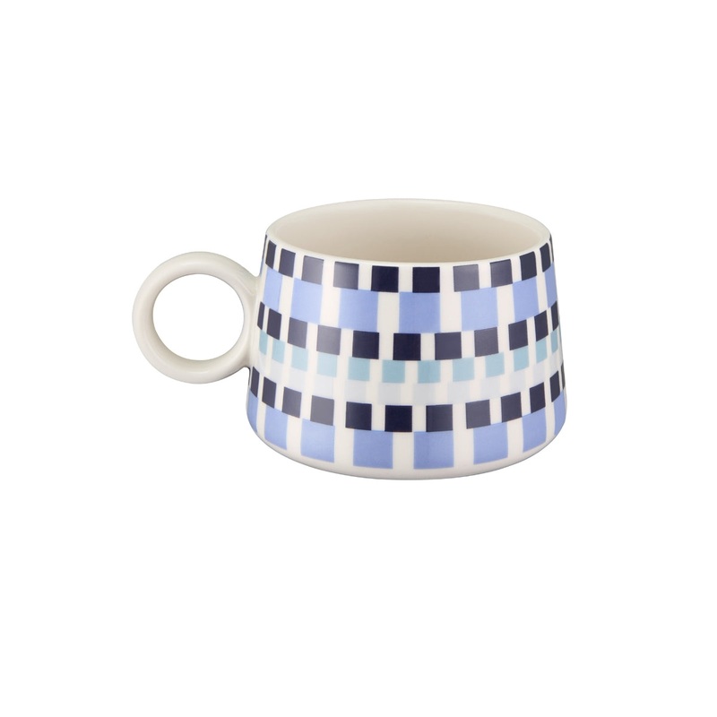 Mosaic Mug 400ML Blue