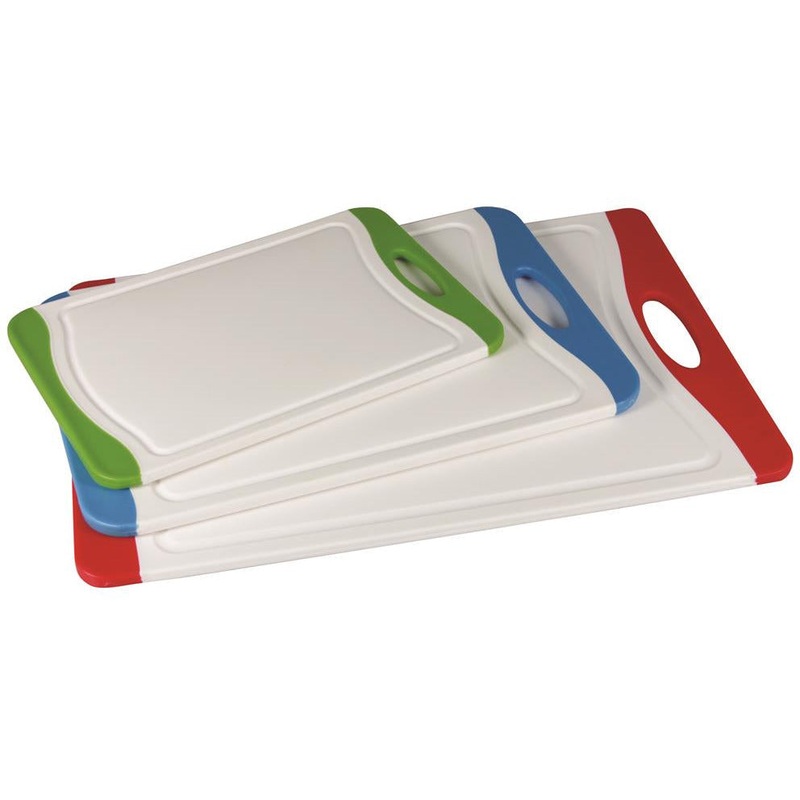 Anti Microbial Cutting Boards - 3 Piece Board Set