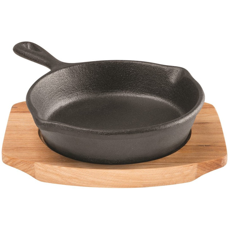 Pyrocast Skillet 10cm With Maple Tray