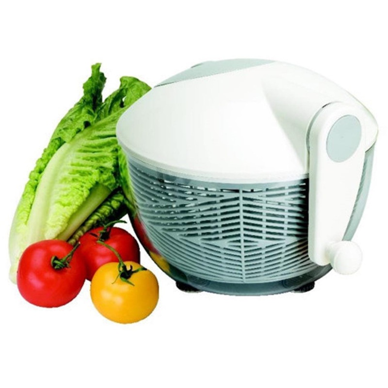 Salad Spinner with Push Button Brake