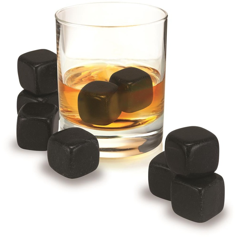 Set of 9 Whisky Rocks - Black Granite