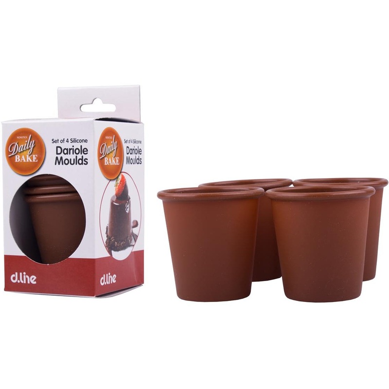 Silicone Dariole Moulds - Set 4