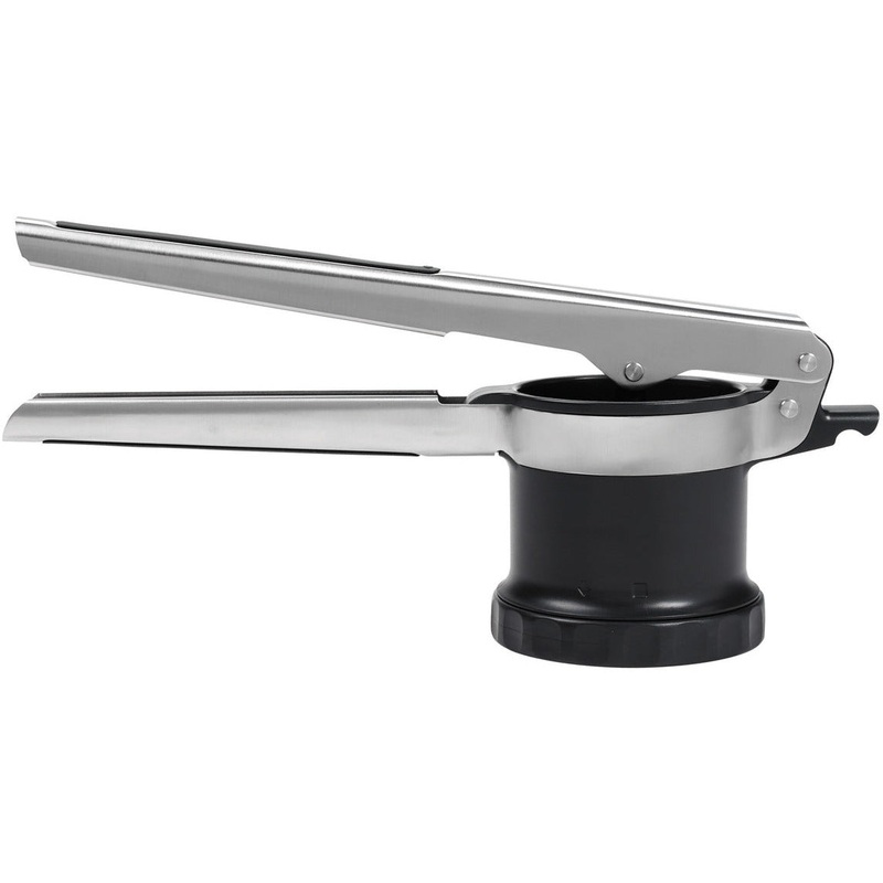 3-In-1 Adjustable Potato Ricer Black