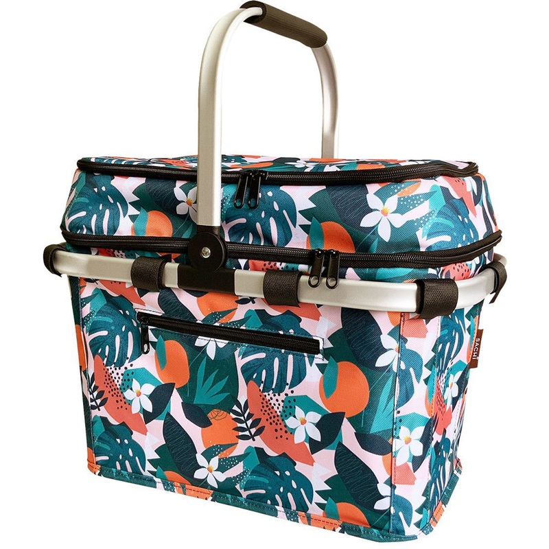 4 Person Insulated Picnic Basket - Exotic Jungle