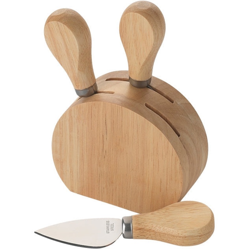 Bon Appetit Cheese Knife Block Set - 4 Piece Set