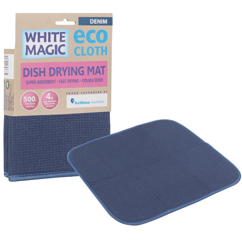 Dish Drying Mat Denim