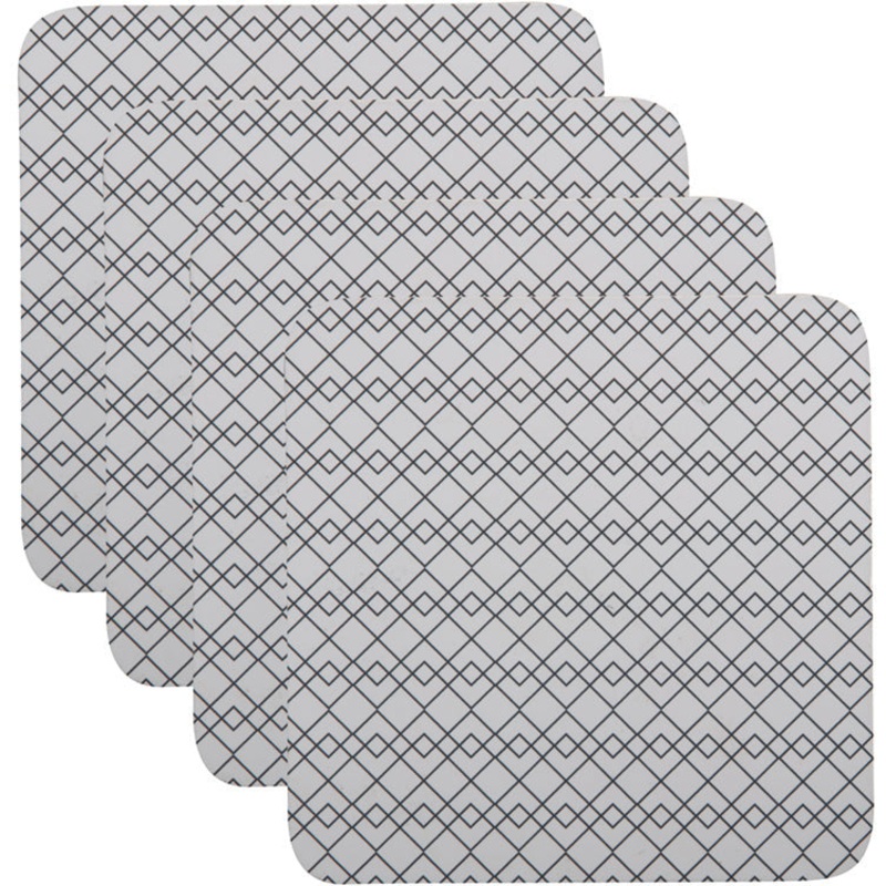 Semaphore Cork Back Coaster 10.5cm Set of 4 Gift Boxed