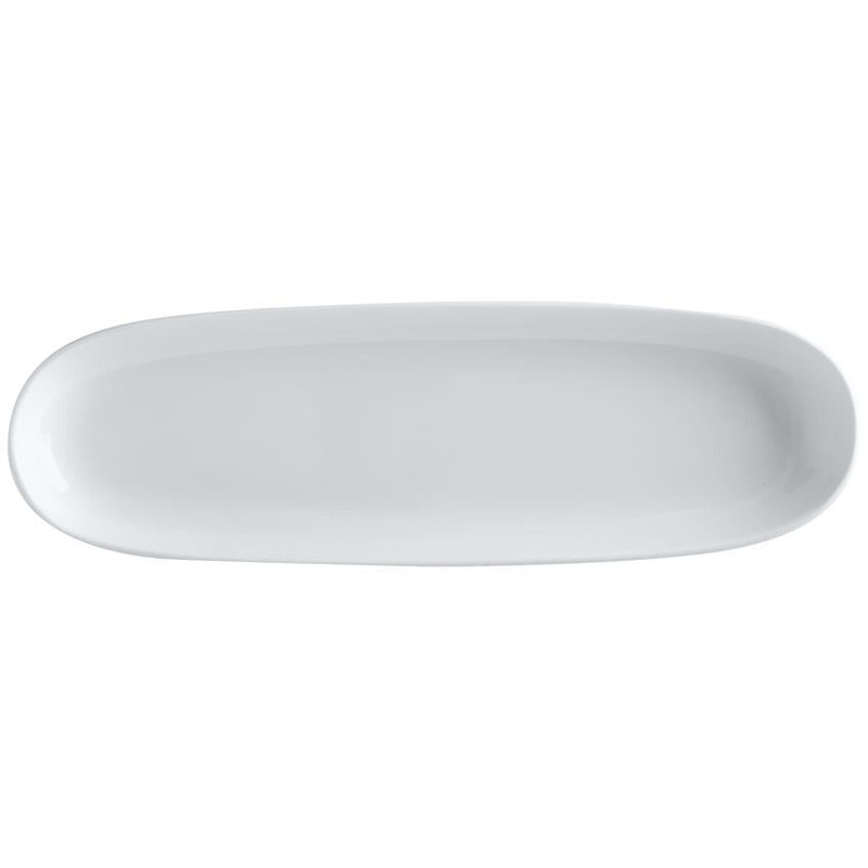 White Basics Oblong Platter 40cm x 12.5cm