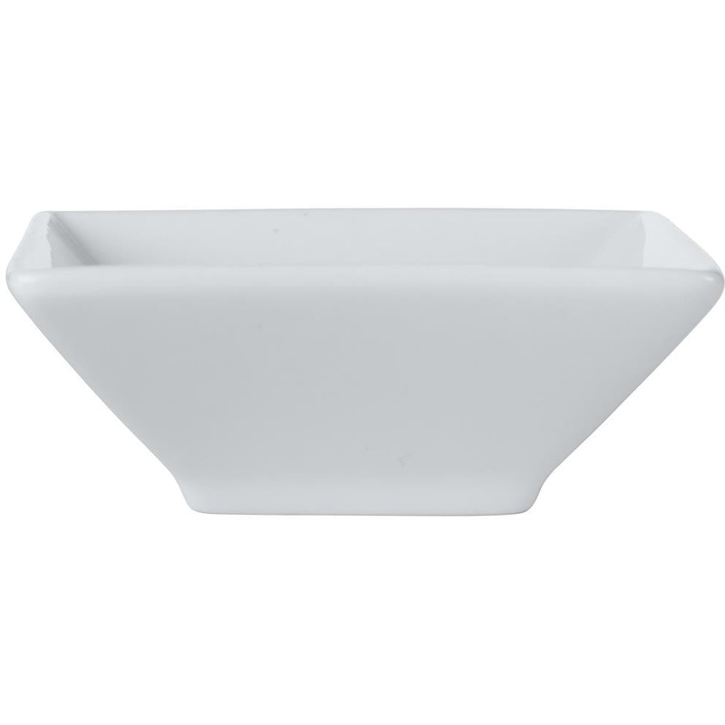White Basics Square Footed Sauce Dish 7.5cm