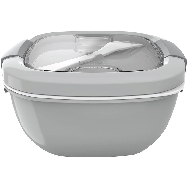 All-In-One Salad Container - Grey