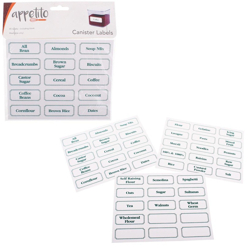 Canister Labels - Pack 45