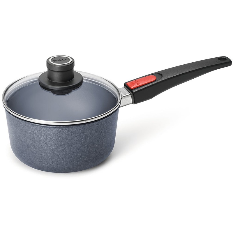Diamond Lite Detachable Handle Induction Saucepan 18cm 2L With Lid