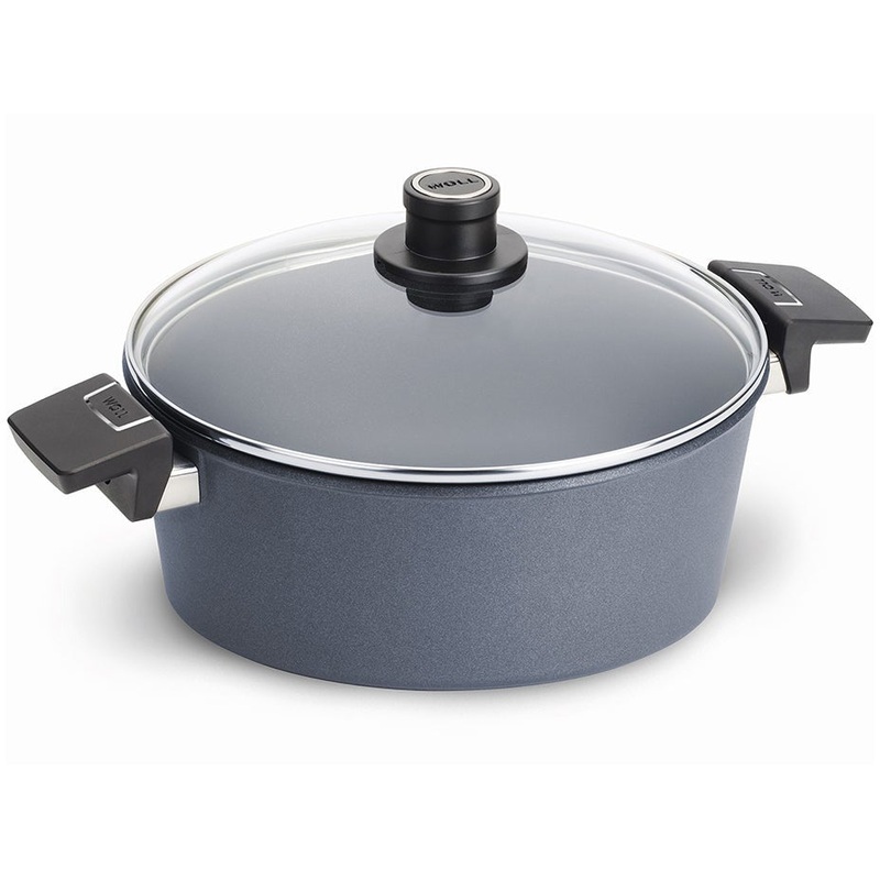 Diamond Lite Fix Handle Induction Casserole 28cm 5.5L With Lid